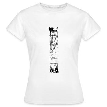 Cool exclamation point punctuation exclamation gift - Women's T-Shirt - white - Front - AI Model Female 172 dark (172cm)