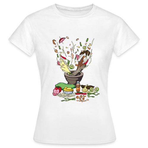 Papaya Salat Thai Food Market Thailand - Frauen T-Shirt