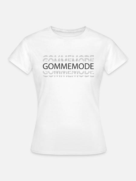Gommemode - Jugendsprache - Frauen T-Shirt - Weiß