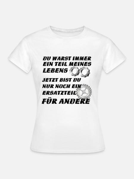 Du warst immer Teil meines Lebens! - Frauen T-Shirt - Weiß