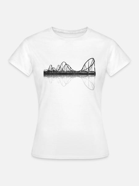 silverstar_black - Frauen T-Shirt - Weiß