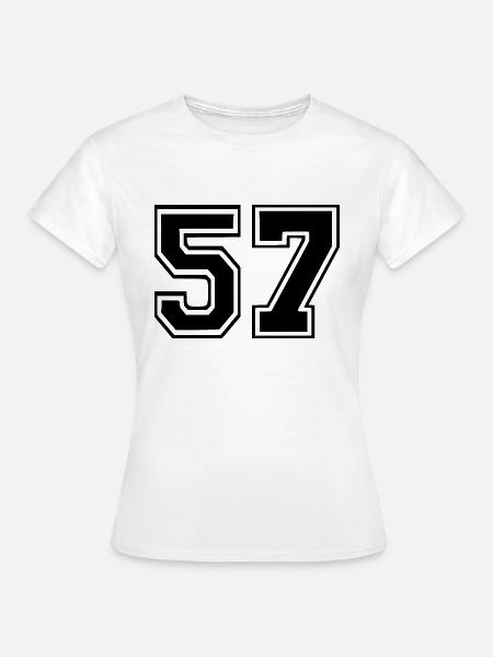 57 - Frauen T-Shirt - Weiß