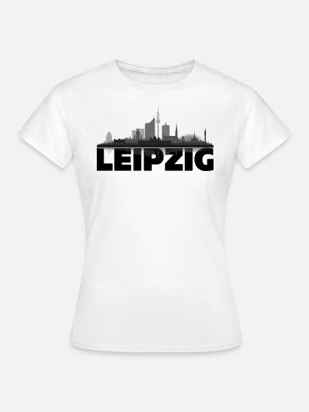 Leipzig 02 - Frauen T-Shirt - Weiß