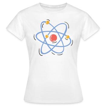système solaire - T-shirt Femme - blanc - Devant - AI Model Female 172 dark (172cm)