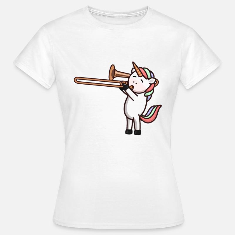 Trombone Trombone Trombone player Brass band gift - Women's T-Shirt - white