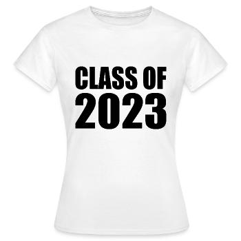 Class of 2023 - Women's T-Shirt - white - Front - AI Model Female 172 dark (172cm)