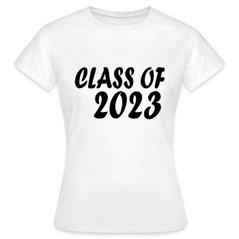 Class of 2023 - Women's T-Shirt - white - Front - AI Model Female 172 dark (172cm)