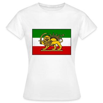 Iran - T-shirt Femme - blanc - Devant - AI Model Female 172 dark (172cm)