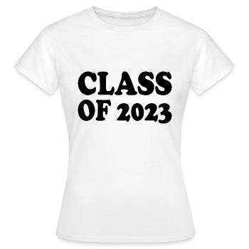 Class of 2023 - Women's T-Shirt - white - Front - AI Model Female 172 dark (172cm)