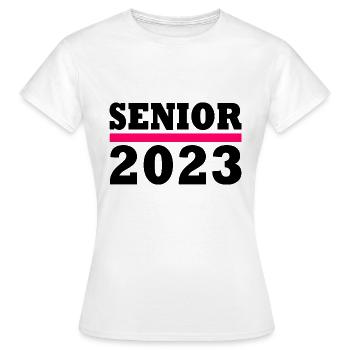 Senior 2023 - Frauen T-Shirt - Weiß - Vorne - AI Model Female 172 dark (172cm)