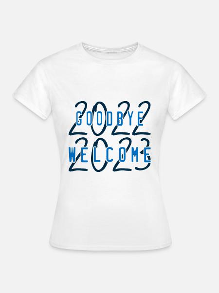 Willkommen 2023 - Frauen T-Shirt - Weiß