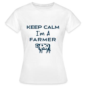 Agriculture | Farmer | Farm | Peasant - Women's T-Shirt - white - Front - AI Model Female 172 dark (172cm)