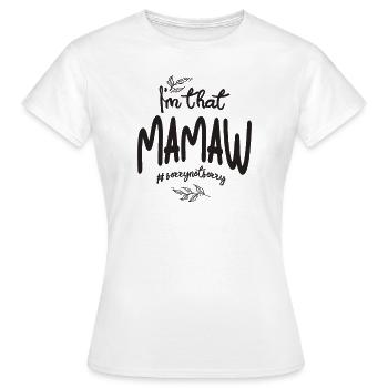 Je suis cette maman désolée pas désolée - T-shirt Femme - blanc - Devant - AI Model Female 172 dark (172cm)