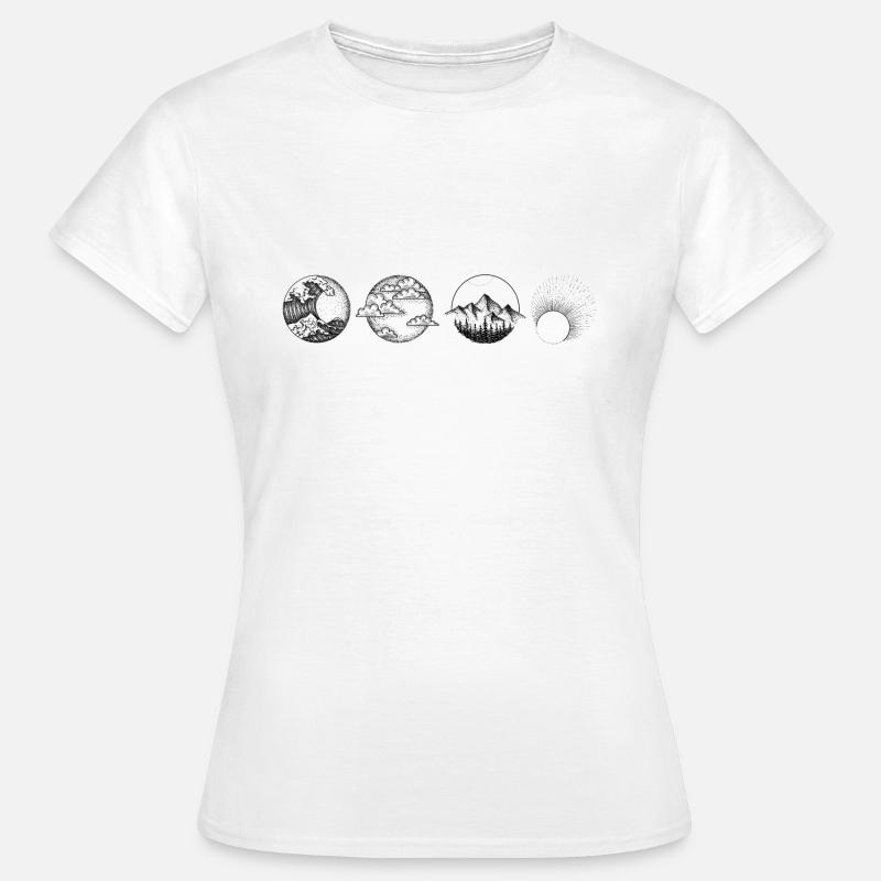 Elements Drawing Design print elements - Women's T-Shirt - white