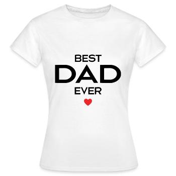 Bester Vater aller Zeiten - Frauen T-Shirt - Weiß - Vorne - AI Model Female 172 dark (172cm)