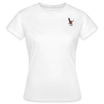 T-Rex - T-shirt Femme - blanc - Devant - AI Model Female 172 dark (172cm)