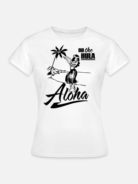 Aloha - Frauen T-Shirt - Weiß