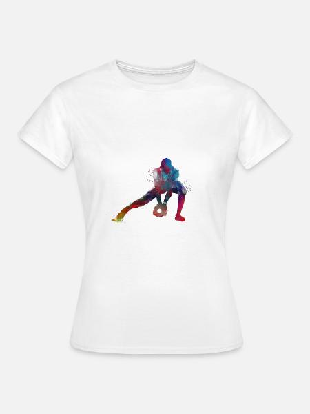 Baseballspieler - Frauen T-Shirt - Weiß