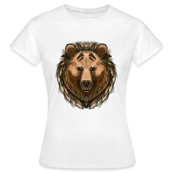 Ralph von Jon Ball - Frauen T-Shirt - Weiß - Vorne - AI Model Female 172 dark (172cm)