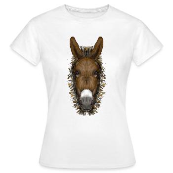 Blackpool von Jon Ball - Frauen T-Shirt - Weiß - Vorne - AI Model Female 172 dark (172cm)