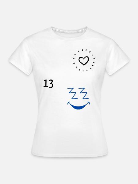 Sonnengesicht - Frauen T-Shirt - Weiß