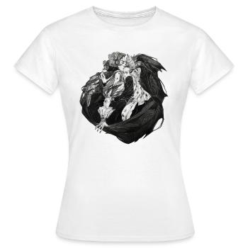 Graphic - Frauen T-Shirt - Weiß - Vorne - AI Model Female 172 dark (172cm)