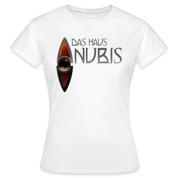 Maison D’Anubis Logo - T-shirt Femme - blanc - Devant - AI Model Female 172 dark (172cm)