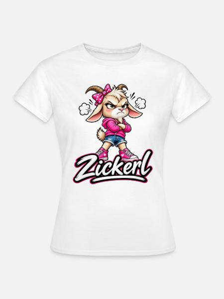 s'Zickerl - Frauen T-Shirt - Weiß