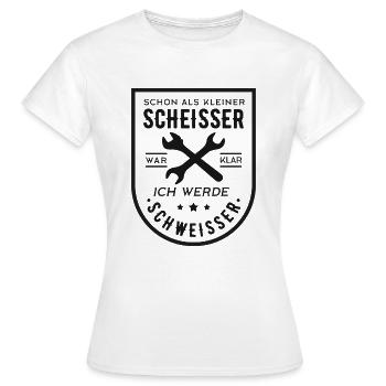 Schweisser, Schweißer, Schweißen - Frauen T-Shirt - Weiß - Vorne - AI Model Female 172 dark (172cm)