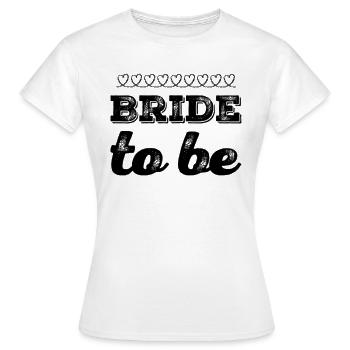 future mariée - T-shirt Femme - blanc - Devant - AI Model Female 172 dark (172cm)