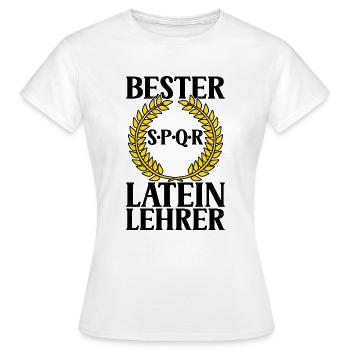 Latein Lehrer - Frauen T-Shirt - Weiß - Vorne - AI Model Female 172 dark (172cm)