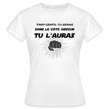 trop gentil tu seras cadeau anniversaire - T-shirt Femme - blanc - Devant - AI Model Female 172 dark (172cm)
