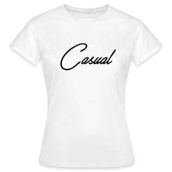 Casual - Women's T-Shirt - white - Front - AI Model Female 172 dark (172cm)