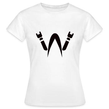 Heavy Metal - Headbanger - Metal Head - T-shirt Femme - blanc - Devant - AI Model Female 172 dark (172cm)