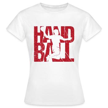 Handball - T-shirt Femme - blanc - Devant - AI Model Female 172 dark (172cm)