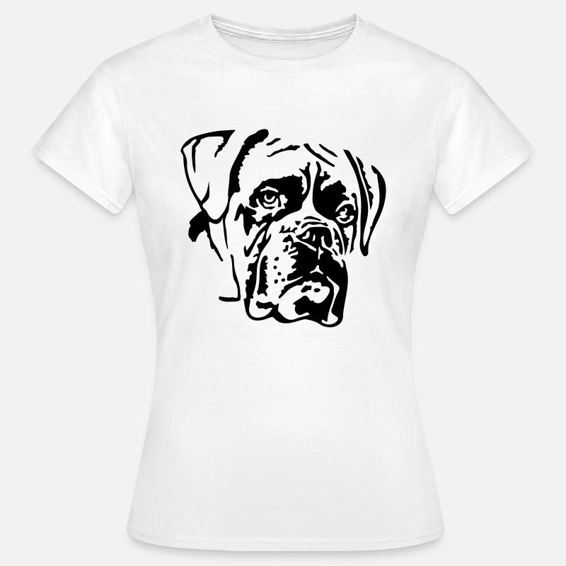 Boxer - Frauen T-Shirt - Weiß