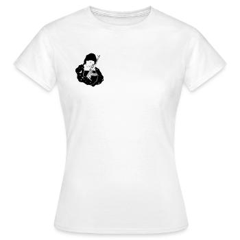 AVE MARIA AK 47 - Frauen T-Shirt - Weiß - Vorne - AI Model Female 172 dark (172cm)