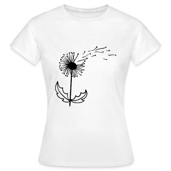 Beau pissenlit pissenlit pissenlit - T-shirt Femme - blanc - Devant - AI Model Female 172 dark (172cm)