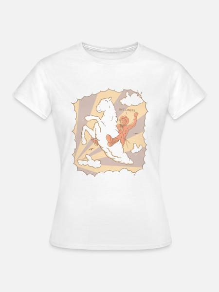 Weit westlich, weit oben - Frauen T-Shirt - Weiß