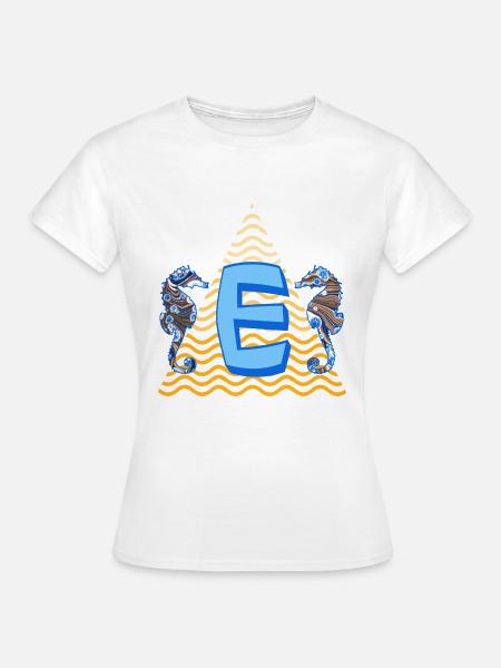 seepferdchen e 262 e - Frauen T-Shirt - Weiß