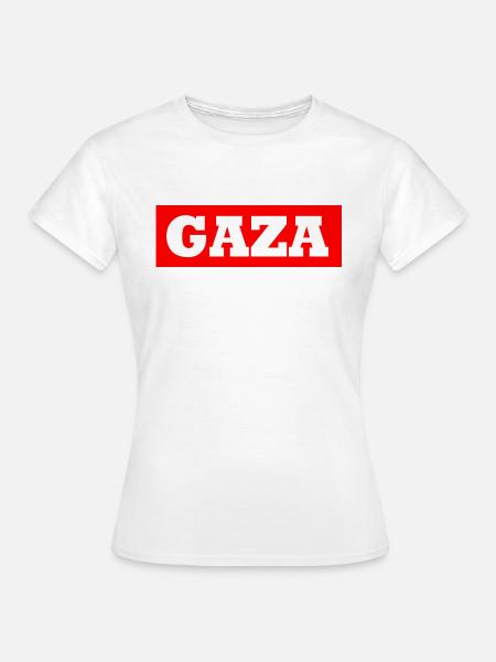 Gaza - Frauen T-Shirt - Weiß