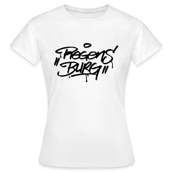 Regensburg Ultras conception de graffiti - T-shirt Femme - blanc - Devant - AI Model Female 172 dark (172cm)