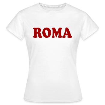 Roma - Frauen T-Shirt - Weiß - Vorne - AI Model Female 172 dark (172cm)