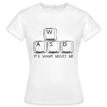 Gamer, gaming, online gaming, pro gamer, games - Women's T-Shirt - white - Front - AI Model Female 172 dark (172cm)