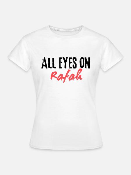 All Eyes On Rafah - Women's T-Shirt - white