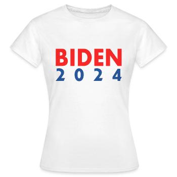 Joe biden 2024 - T-shirt Femme - blanc - Devant - AI Model Female 172 dark (172cm)