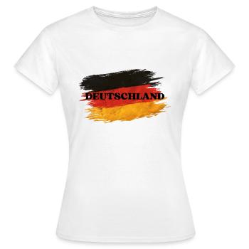 Allemagne - T-shirt Femme - blanc - Devant - AI Model Female 172 dark (172cm)