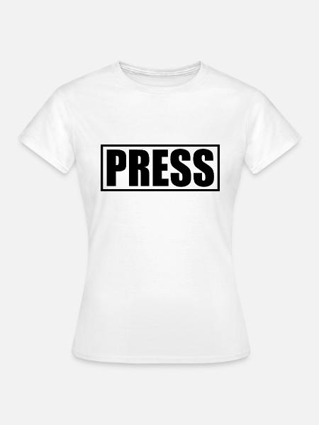 Press - Frauen T-Shirt - Weiß