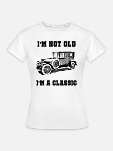 Oldtimer - Frauen T-Shirt - Weiß