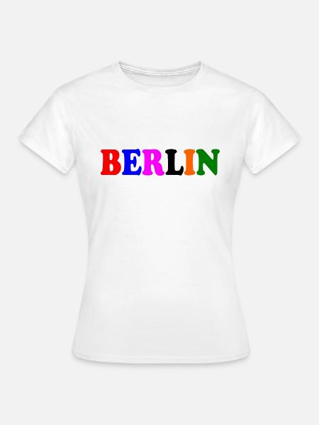 Berlin - Frauen T-Shirt - Weiß